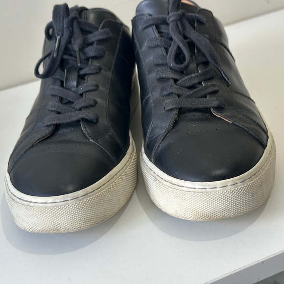 GREATS Black Leather Sneakers Made in Italy Lace Up Casual Shoes Womens US 10 - Picture 9 of 9